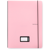 Zvezek PP Oxybook, na gumico, format A4, 40 listov - PASTELINI roza