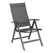KETTLER EASY naslanjač, aluminij – antracit/antracit