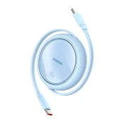 BASEUS Izvlečni kabel USB-C 100 W Free2Draw Mini 1 m, modri