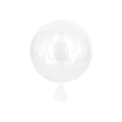 Okrogli Bobo balon, prozoren 20 cm