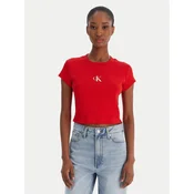 Calvin Klein Jeans Majica  črna / bela