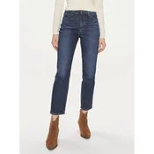 Lee Jeans hlače Carol 112346311 Mornarsko modra Straight Fit
