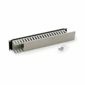 Triton organizator 2U rack s pokrovom enostranski črno/siv