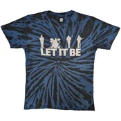 The Beatles Let It Be Silhouette (Wash Collection) Black L Majica