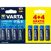 Varta baterije Longlife Power 4+4 AA 4906121448