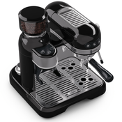 Klarstein Bella Café aparat za espresso vključno z mlinčkom, 1550 W, 20 bar, 1,4 litra  (TK57-CofMachGrind-BK)