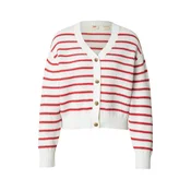LEVIS ® Pletena jopa Snowflake Cardigan mornarska / bela