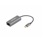 NATEC CRICKET, USB Type-C to Gigabit Ethernet 10/100/1000Mbps Adapter (NNC-1925)
