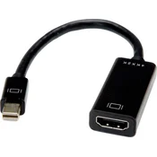 VALUE Value Mini-DisplayPort / HDMI adapterski kabel mini DisplayPort vtič\, HDMI-A vtičnica 0.15 m črna 12.99.3142 DisplayPort kabel, (20419251)