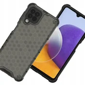 Honeycomb ovitek za Samsung Galaxy A22 4G, črn