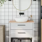 Vidaxl vidaXL Kopalniški pult 80x40x1,5 cm masiven bukov les