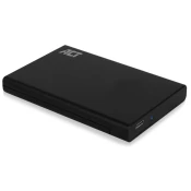 ACT AC1225 2,5 SATA USB-C 3.2 Gen2 brez vijakov aluminjasto