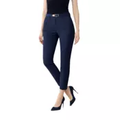M.Sara - Womens 7/8 Chino Trousers + Belt - Dm2896j-11