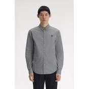 FRED PERRY GINGHAM KOSULJA BLK