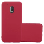Cadorabo Cadorabo Case, združljiv z Motorolo v Frosty Red - Hard Case zaščitni pokrov v zmrznjenem videzu proti praskam in udarcem, (20567121)