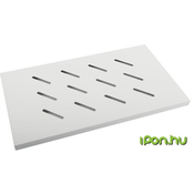 Polica Lanberg za 19 omare 450 mm siva (1U/486x270 mm, nosilnost do 120 kg, 4-točkovna montaža)