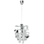 Mitea M427 Viseca lampa, 1xE27, Max 60W, Srebrna