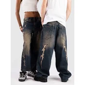 Vitriol Void Bite Jeans print blue