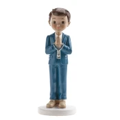 Dekora Figurica za torto - 1. sveto obhajilo, deček 16 cm