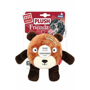 GiGwi Pískací hračka pro psy Plush Friendz medvěd,17 x 16 x 2,5 cm
