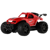 Auto RC buggy off-road crvena 23cm plasticna 27MHz na baterije sa svjetlom