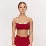 GymBeam Varsity Sports Bra Red
