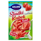 shumee Gellwe Słodki Kubek žele s koščki sadja, okus jagode, 28 g