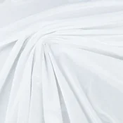 shumee Pletena žametna tkanina, bela, šivalni material 0,5 m, gladka, mehka