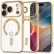 Tech-protect Ovitek MagFlex MagSafe za iPhone 17 Pro - prozorno zlat