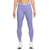 Nike Pro 365 Womens Leggings, Lilac Ice/White - XS