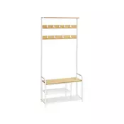 Songmics Obešalnik za plašče 30x85x1805 cm rjave barve
