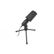 NATEC ASP, Condenser Microphone w/Tripod, 3.5mm Connector, Black ( NMI-1236 )