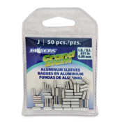 GS ALUM SLEEVES 0.8mm-J-50pc-HI-SEAS