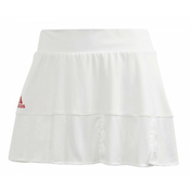 Ženska teniska suknja Adidas Tennis Match Skirt ENG W - white/scarlet