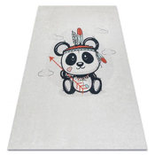 eoshop BAMBINO 1129 pralna preproga panda za otroke proti zdrsu - krem ( - Velikost: 80x150 cm)