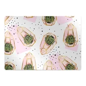 Decormat Podloga za stol Geometric cacti 120x90 cm 15 cm