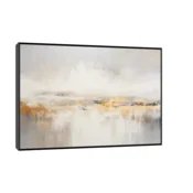 Canvas Slika na platnu Magalovito jutro, 90x60 cm, Sa ramom, Crna