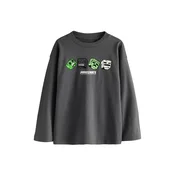 Next Majica Minecraft neonsko zelena/temno zelena/črna/bela