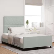 Krevet Sivi 120x200 cm Velvet