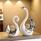 Jianyishijia Dekorativna figura Par labudova, Bela