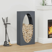 Stalak za drva antracit 50x23x100 cm hladno valjani celik