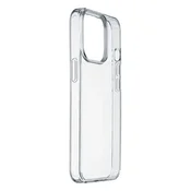 shumee Cellularline Clear Strong - ovitek za iPhone 15 Pro Max z antibakterijsko zaščito (prozoren)