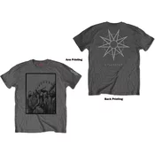 Slipknot Amusement Park (Back Print & Sleeve Print) Charcoal Grey L Majica