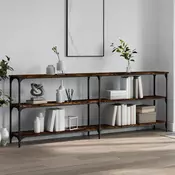 Konzolni stol boja hrasta 200x29x75 cm od konstruiranog drva