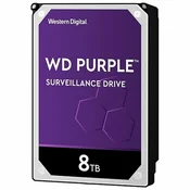 WD 8TB 3,5 inca SATA III 256MB IntelliPower WD85PURZ ljubicasti tvrdi disk