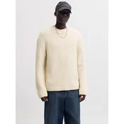 JACK & JONES Pulover JORSALAMANCO svetlo siva
