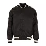 Urban Classics Prijelazna jakna Racer crna / bijela