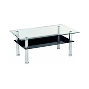 Konferencijski stocic YOLANDA 50x103 cm proziran/hrom