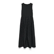 VERO MODA Obleka VMAnne črna / bela
