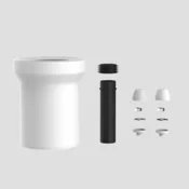 58 921 00 0000: WC priključna garnitura SANIT D: 160 fi: 110 komplet, bela